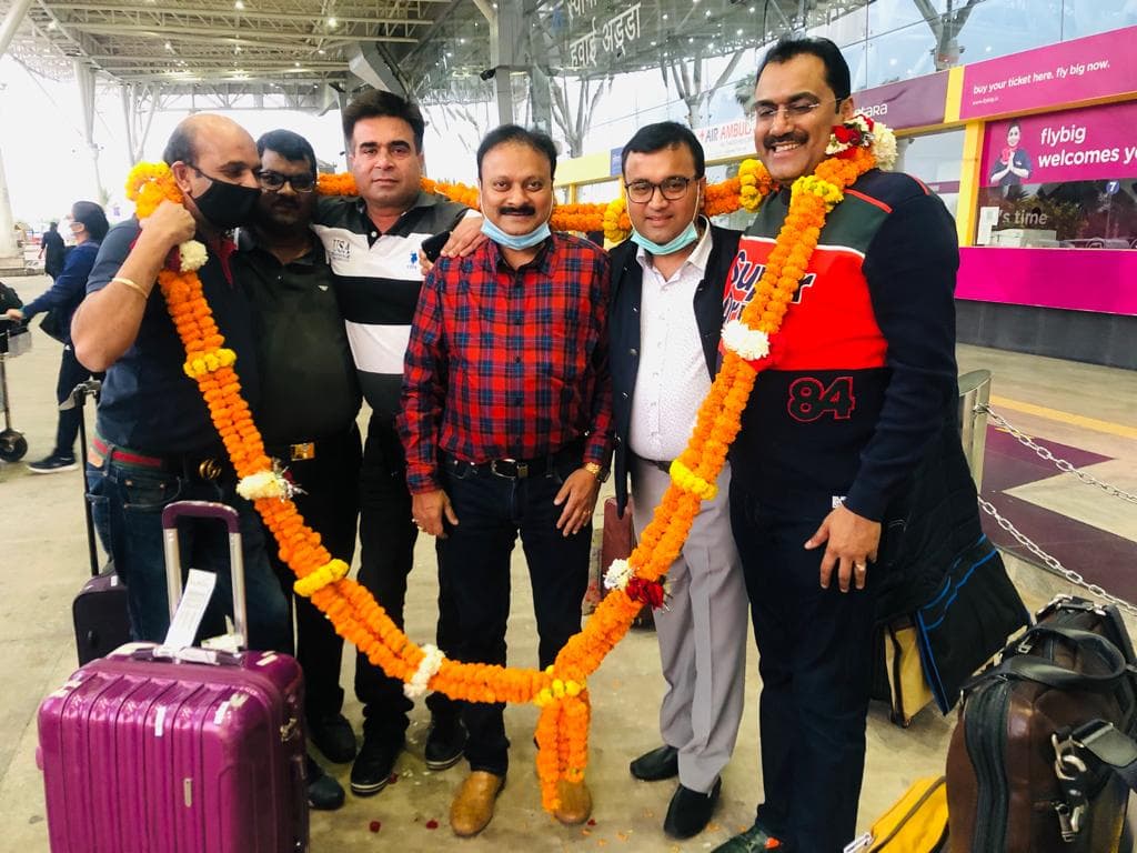 A warm welcome on arrival